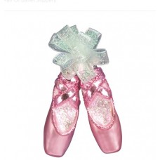 NEW - Old World Christmas Glass Ornament - Pair of Ballet Slippers